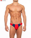 Go Softwear 4501 Men's Sport "Buns" Bikini - Red/Navy