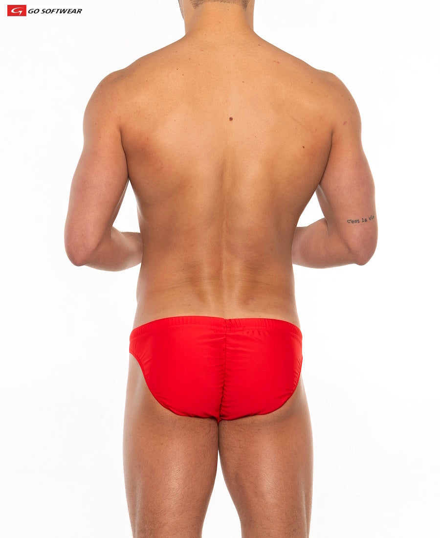 Go Softwear 4501 Men's Sport "Buns" Bikini - Red/Navy