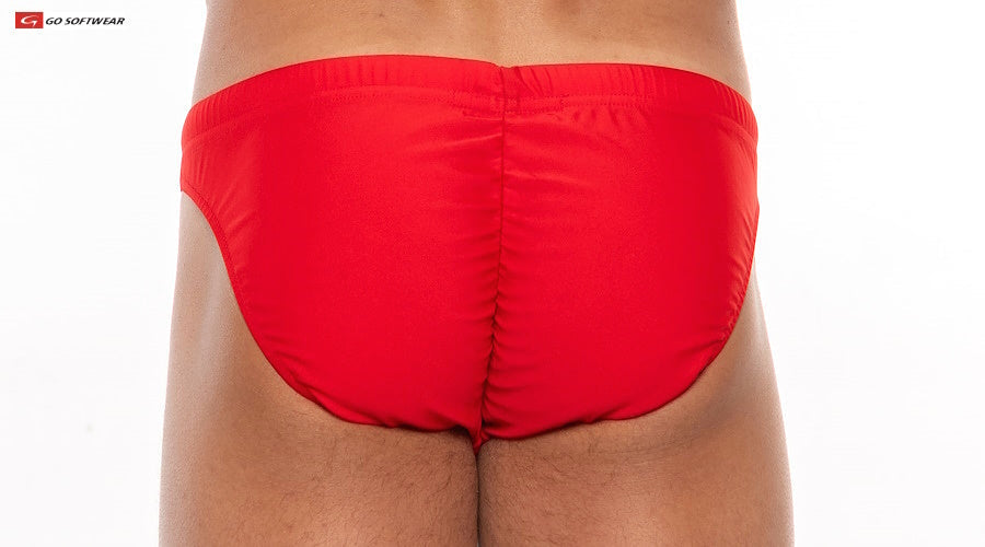 Go Softwear 4501 Men's Sport "Buns" Bikini - Red/Navy