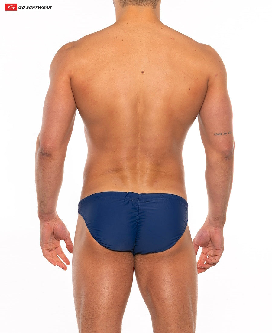 Go Softwear 4501 Men's Sport "Buns" Bikini - Navy/White