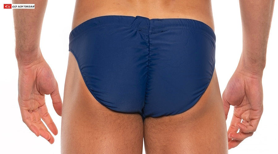 Go Softwear 4501 Men's Sport "Buns" Bikini - Navy/White