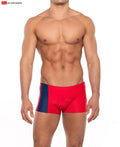 Go Softwear 4538 Men's Priapos Sq-Cut w/C-Ring - Red/Navy