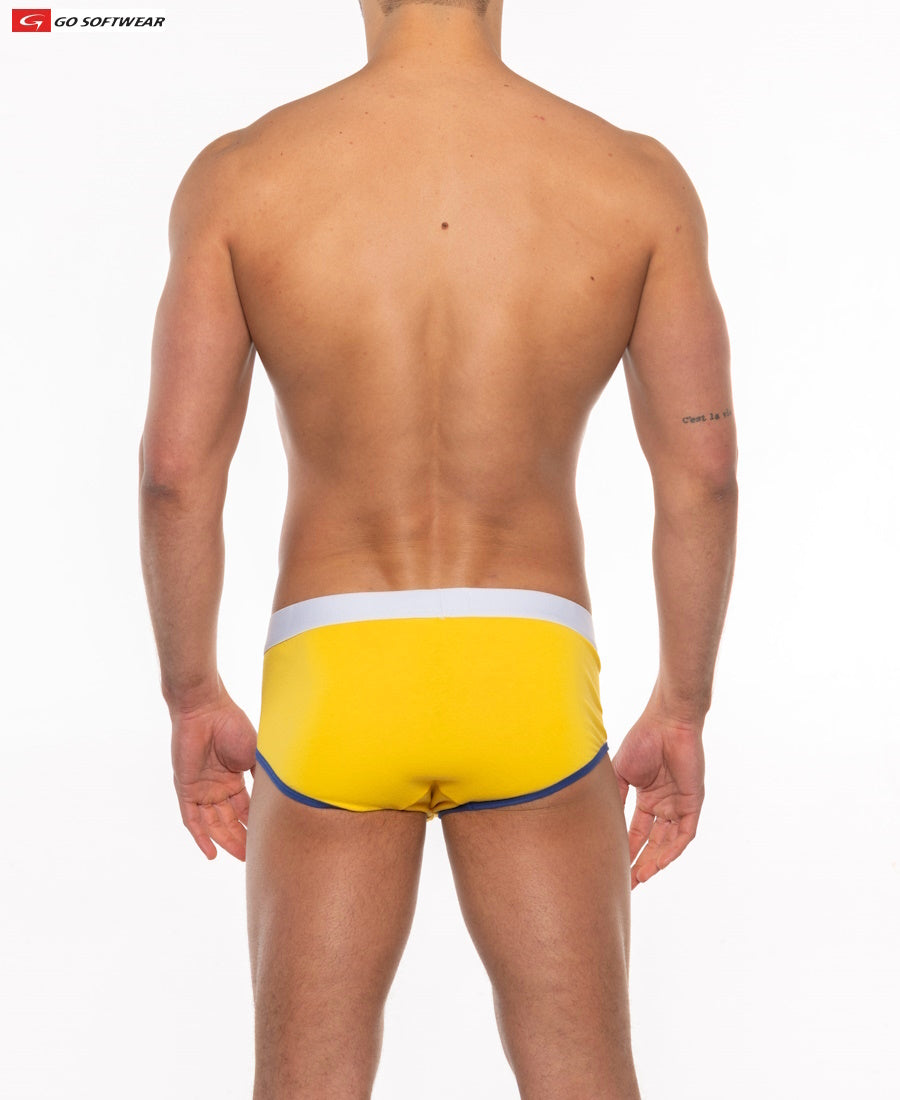 Go Softwear 2021 Men's Cal. Classic Boy Brief - Gold/Royal