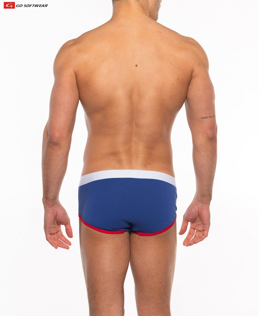 Go Softwear 2021 Men's Cal. Classic Boy Brief - Royal/Red