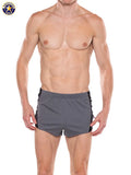AMERICAN JOCK 8886 Men's Apex 1" Sprint Short Platinum