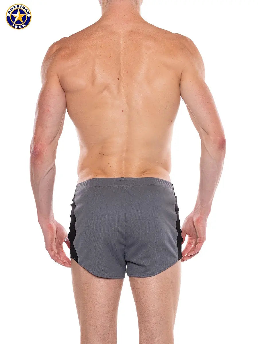 AMERICAN JOCK 8886 Men's Apex 1" Sprint Short Platinum