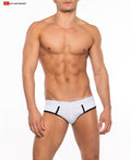 Go Softwear 2011 Men's Cal. Classic Lo-Rise Brief - White/Black
