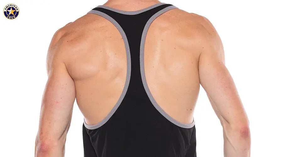AMERICAN JOCK 8887 Men's Apex Grind Tank Onyx