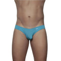 Groovin underwear athletic v-cut bikini brief cyan blue with smooth fabric and minimalistic design in turquoise