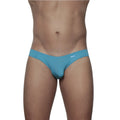 Groovin underwear athletic v-cut bikini brief cyan blue with smooth fabric and minimalistic design in turquoise
