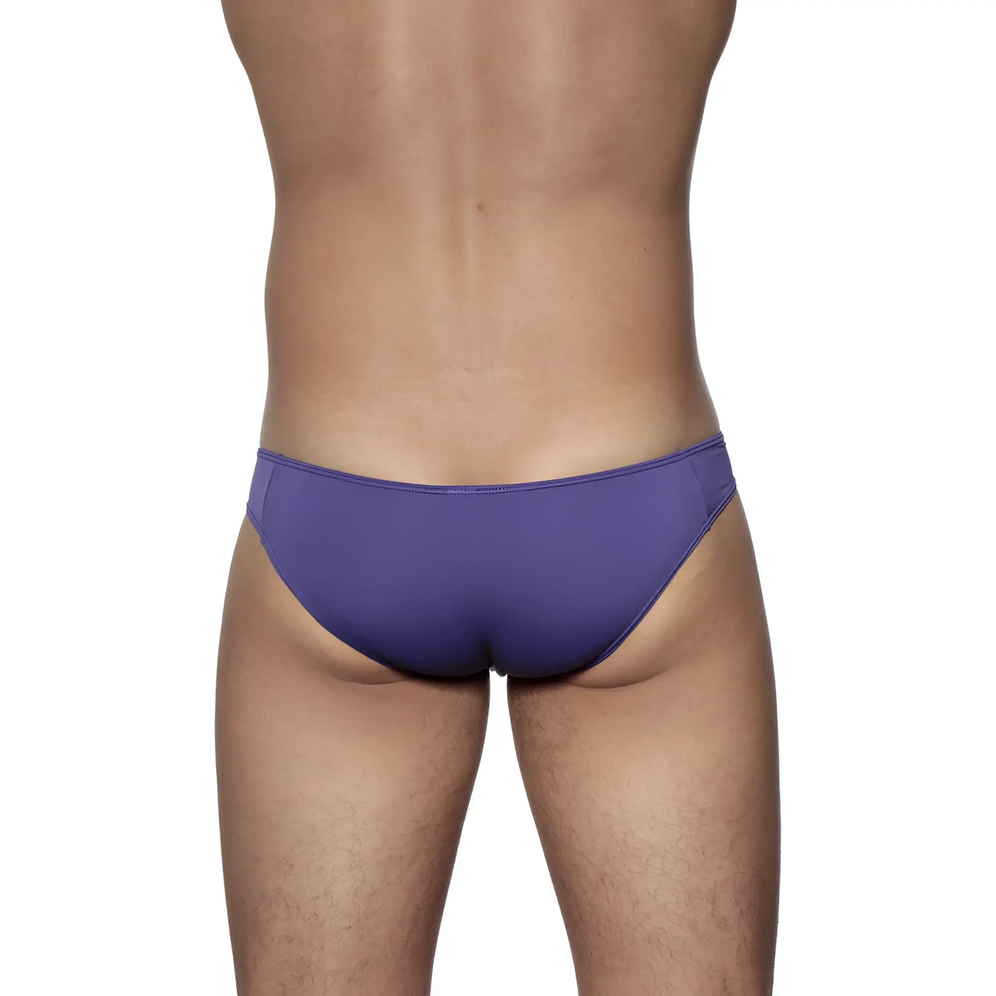 Purple briefs groovin underwear athletic v-cut bikini brief indigo with smooth form-fitting design