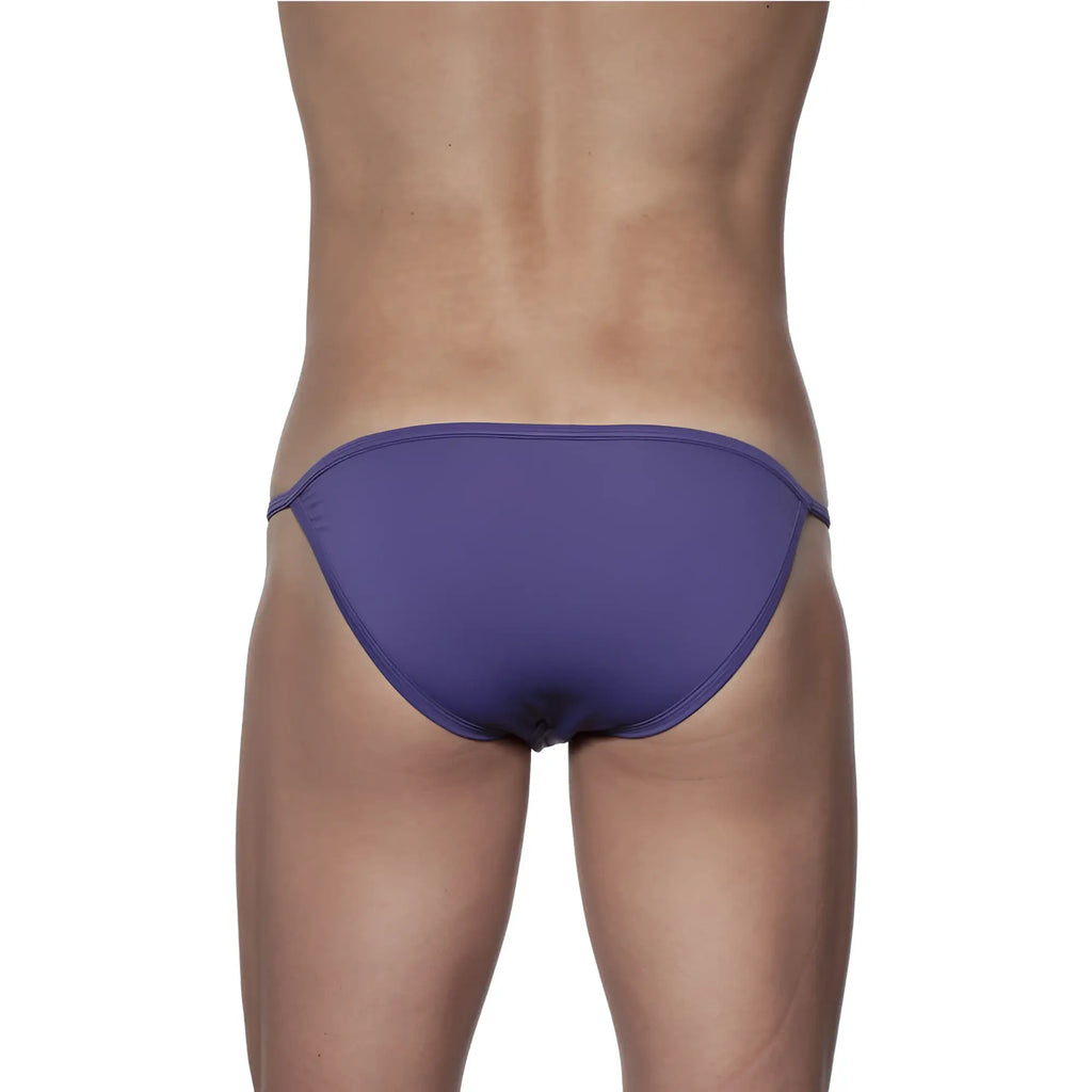 Purple seamless swim trunks groovin underwear string bikini indigo purple st0103 with minimalist design
