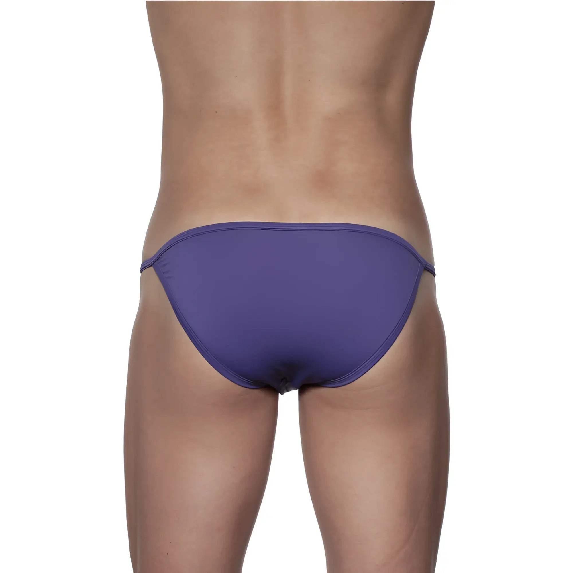Purple seamless swim trunks groovin underwear string bikini indigo purple st0103 with minimalist design