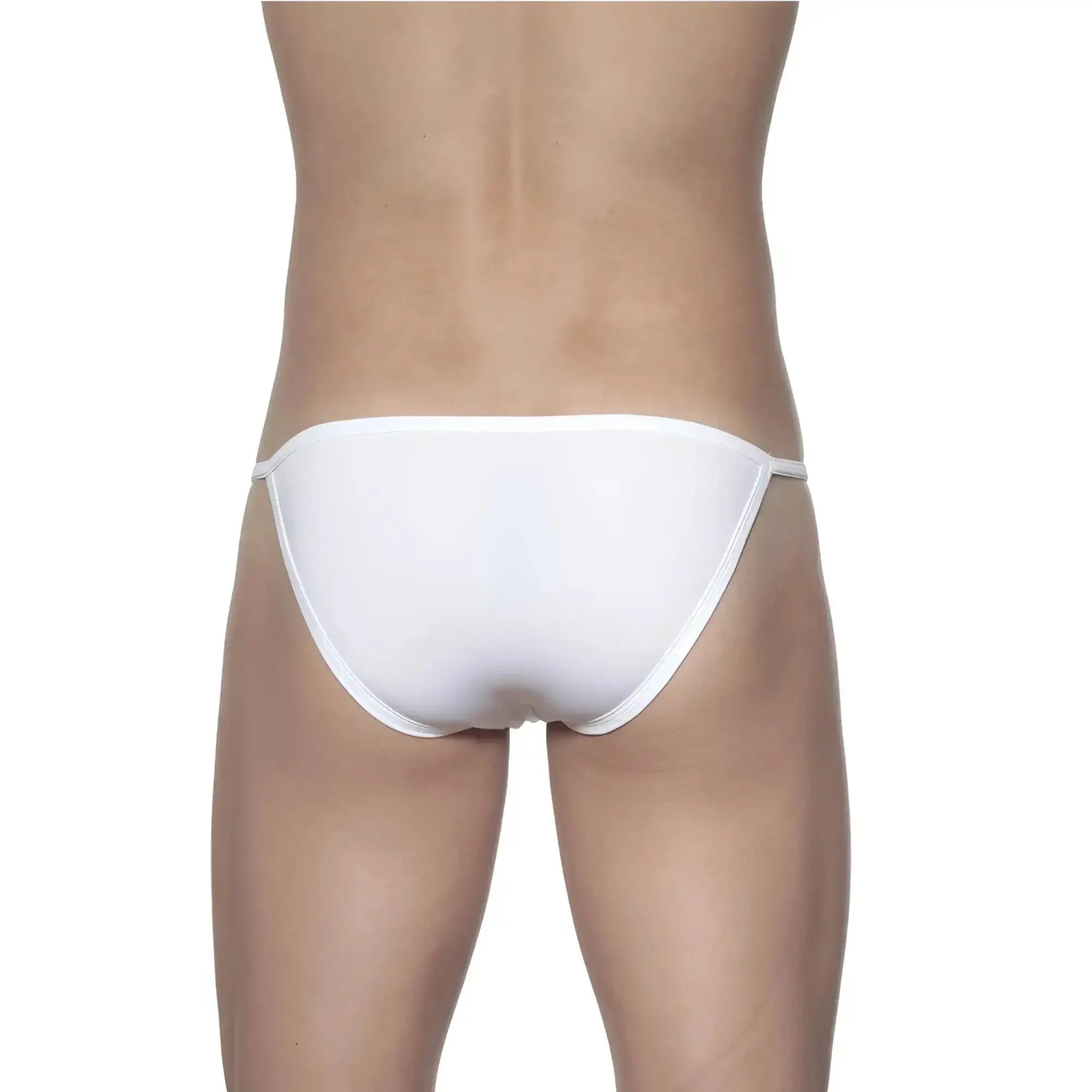 White groovin string bikini thong st0101 made of smooth fabric with a minimalist sleek design showing front view