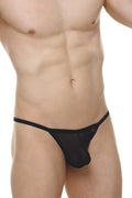 PetitQ 지스트링 첼리 망사 블랙