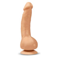 Beige silicone dildo gvibe greal mini flesh with suction cup and rounded base for stability