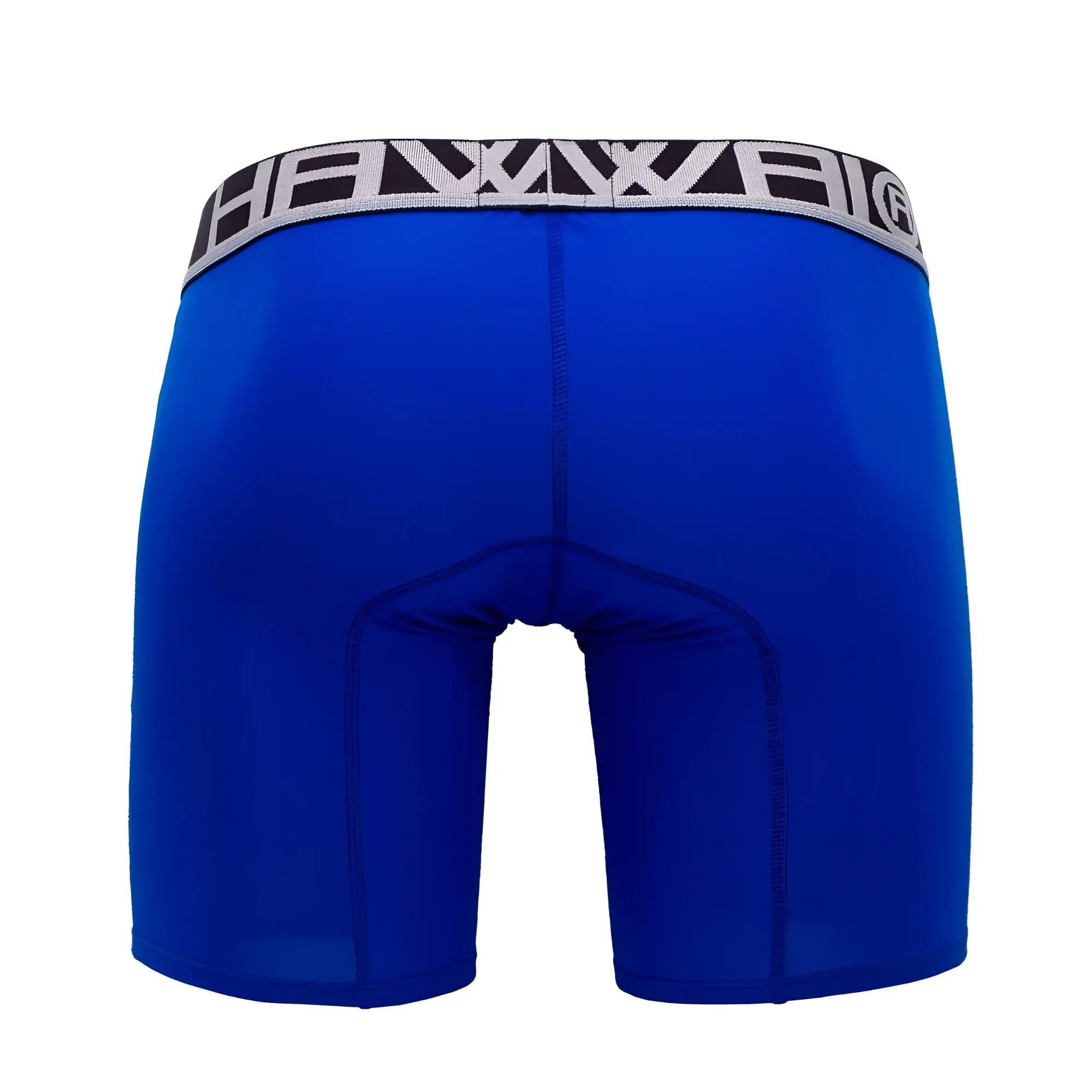 Royal blue hawai 41903 solid athletic boxer briefs with black gray branded waistband designed for active wear