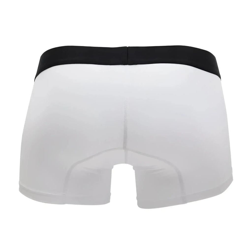 White boxer briefs hawai 41948 with black elastic waistband made of soft breathable fabric for everyday comfort