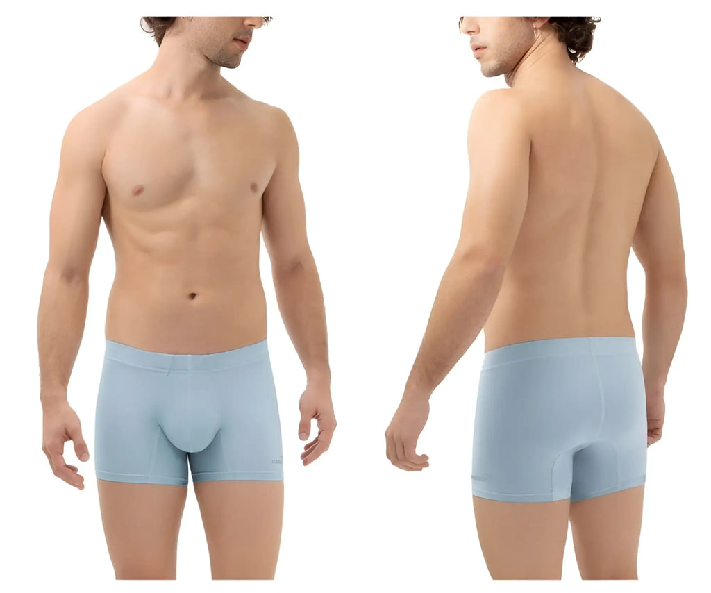 Light blue hawa 42222 microfiber men’s briefs with smooth form-fitting design for comfortable wear