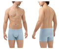 Light blue hawa 42222 microfiber men’s briefs with smooth form-fitting design for comfortable wear