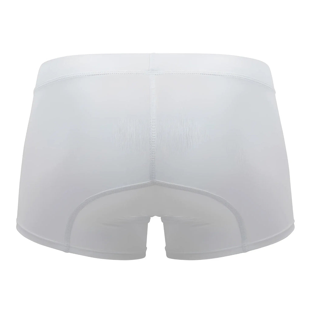 White hawai 42222 microfiber trunks with smooth form-fitting fabric and subtle seam detailing for men