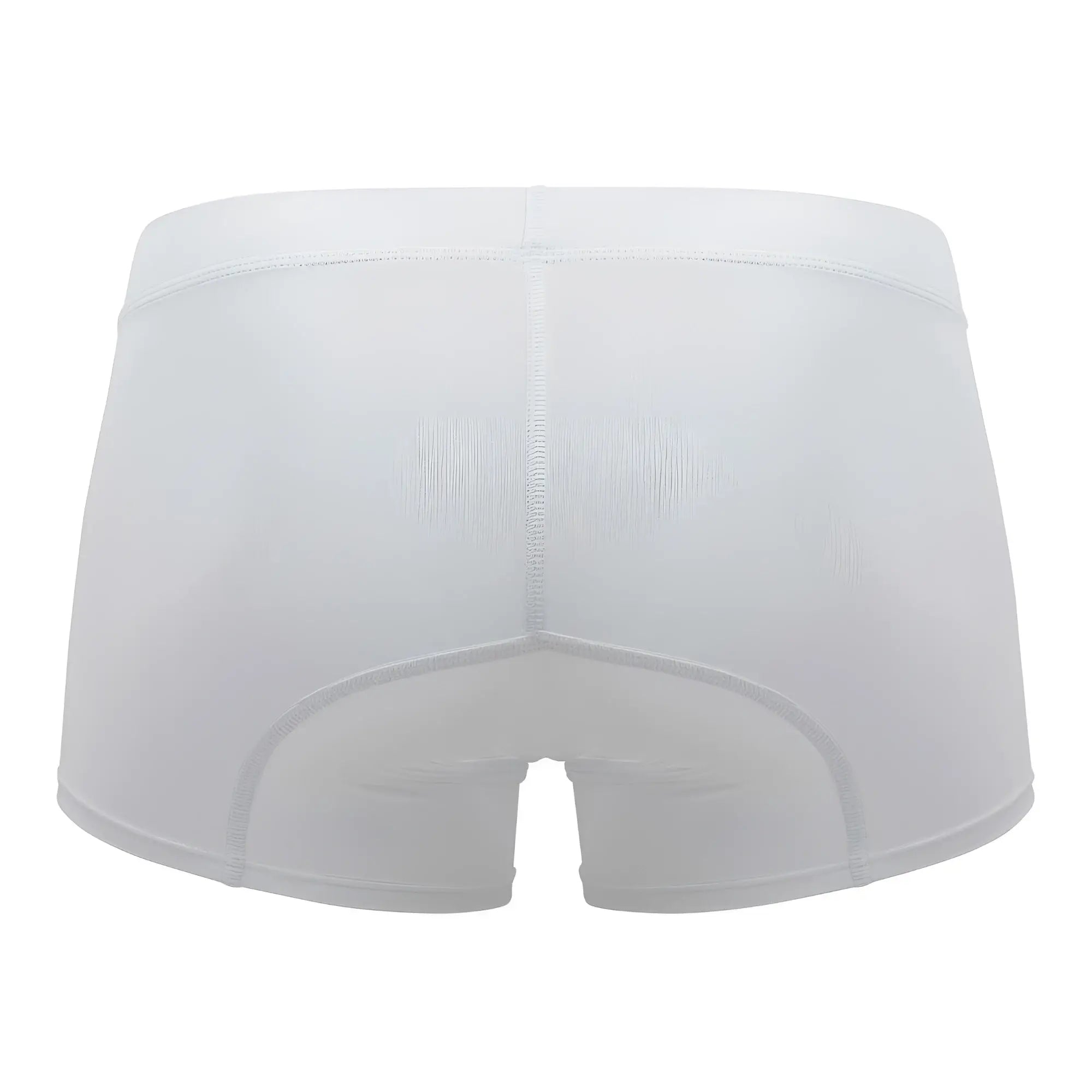 White hawai 42222 microfiber trunks with smooth form-fitting fabric and subtle seam detailing for men