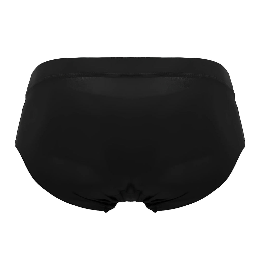 Black hawaai 42344 microfiber trunks with smooth seamless fabric and a snug fit in briefs style