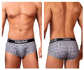 Gray patterned havai men’s briefs with black elastic waistband featuring the brand logo in printed briefs color gray