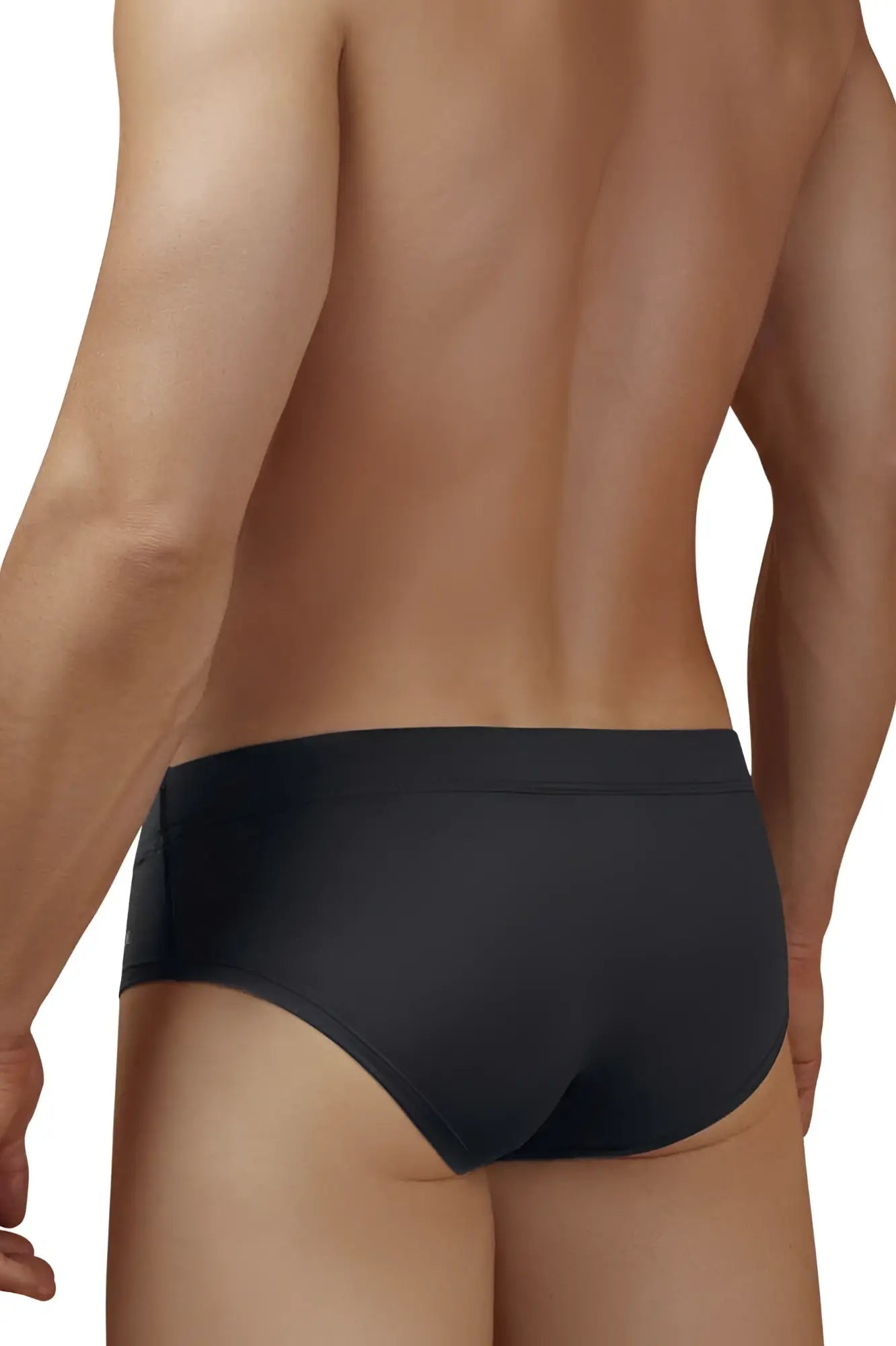 Black HAWAIR 42241 microfiber briefs with a smooth form-fitting design for comfortable everyday wear