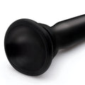 Black matte-finished silicone nozzle with a rounded slightly flared head on a 15in hosed silicone tapered hose
