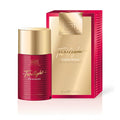 Red glass bottle with gold cap and label featuring hot Ero HOT twilight pheromone perfume for women 50ml