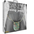 Hott Products candy posing pouch made of linked pastel-hued hard candies for colorful wear