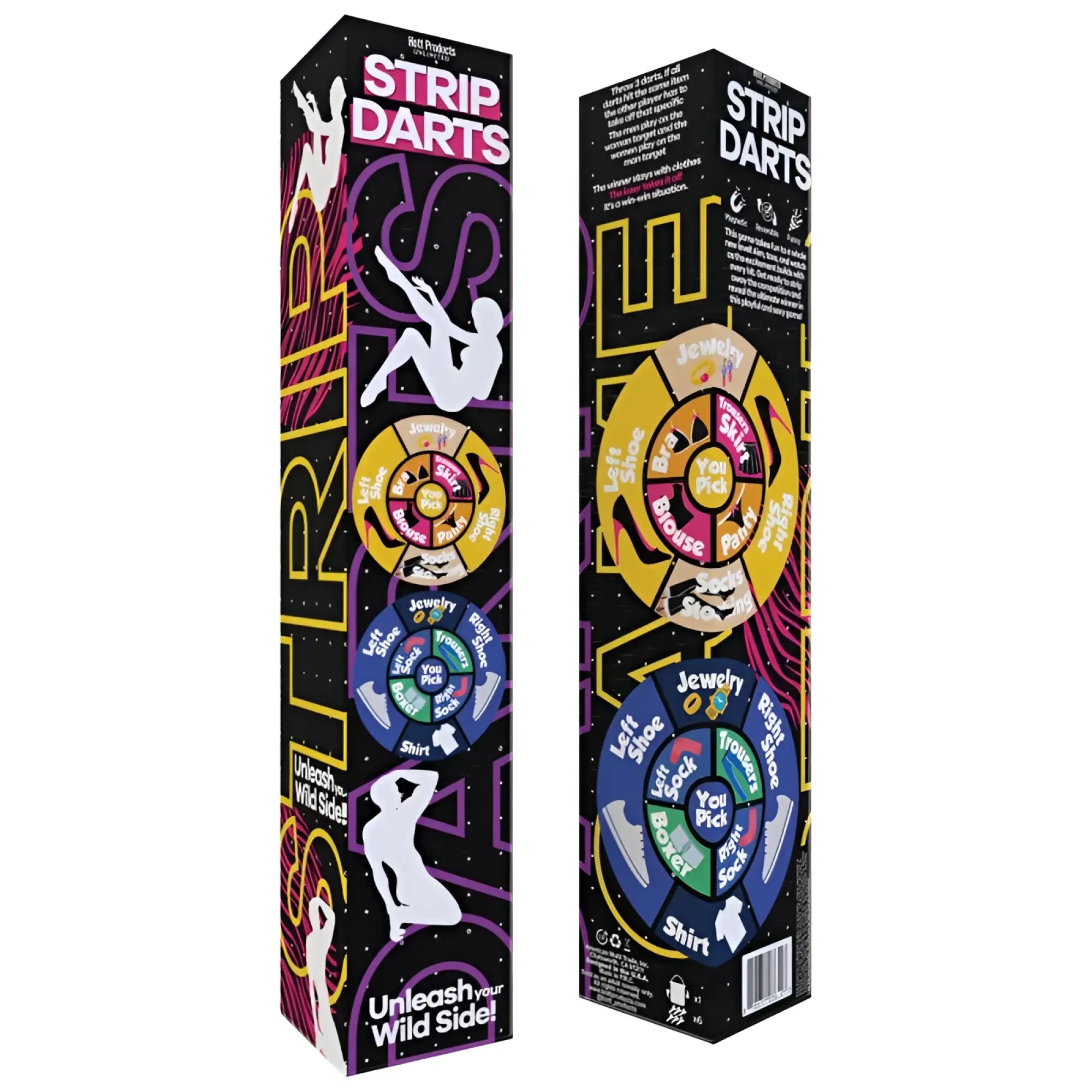 Vibrant space-themed cardboard box for hott products magnetic strip darts game by bet products for men and women