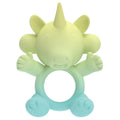 Hott products wet dreams ultra 20 mode usb silicone uni horn cock ring in pastel green and blue with unicorn design
