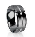 9ct White Gold / Tantalum Wedder IN1418