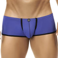 Blue menâ€™s briefs intymen int5618 with black trim and small metallic logo at front for comfortable everyday wear