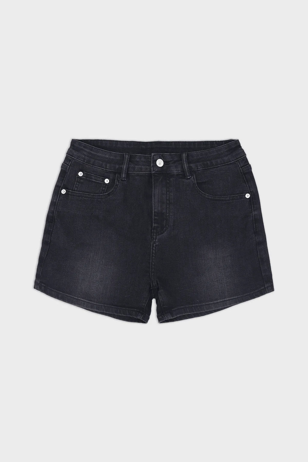 JJ Malibu Men's In-Your-Dreams 3.5" Denim Short Shorts - Black
