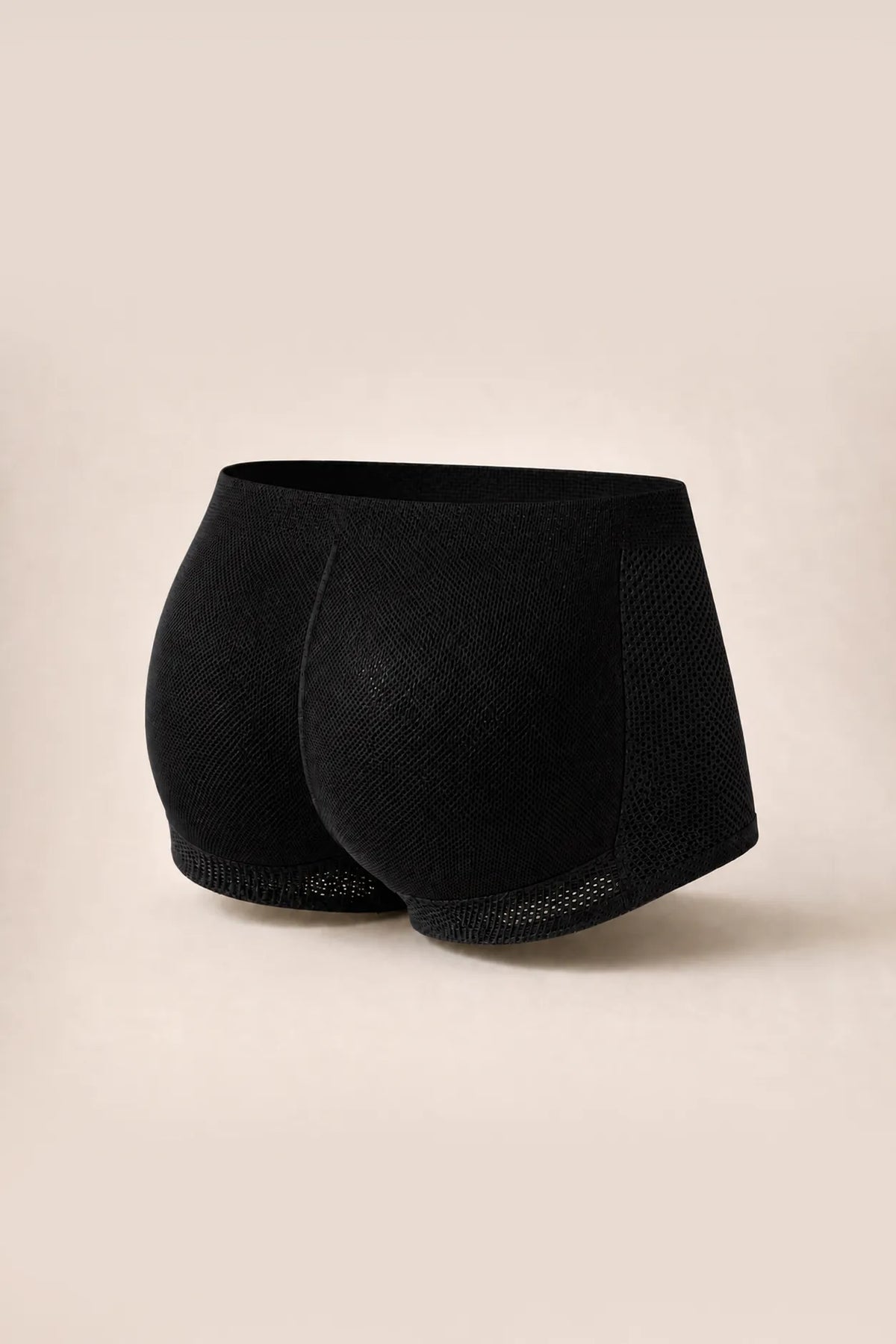 JJ Malibu Men's Padded Butt-Lift Boxers - Noir
