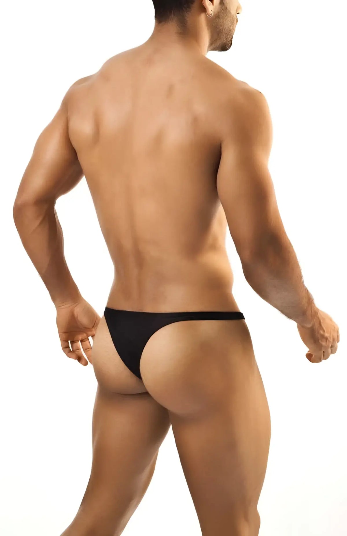 Black thong underwear joe snyder bulge bikini featuring a revealing design and stretch fabric for comfort