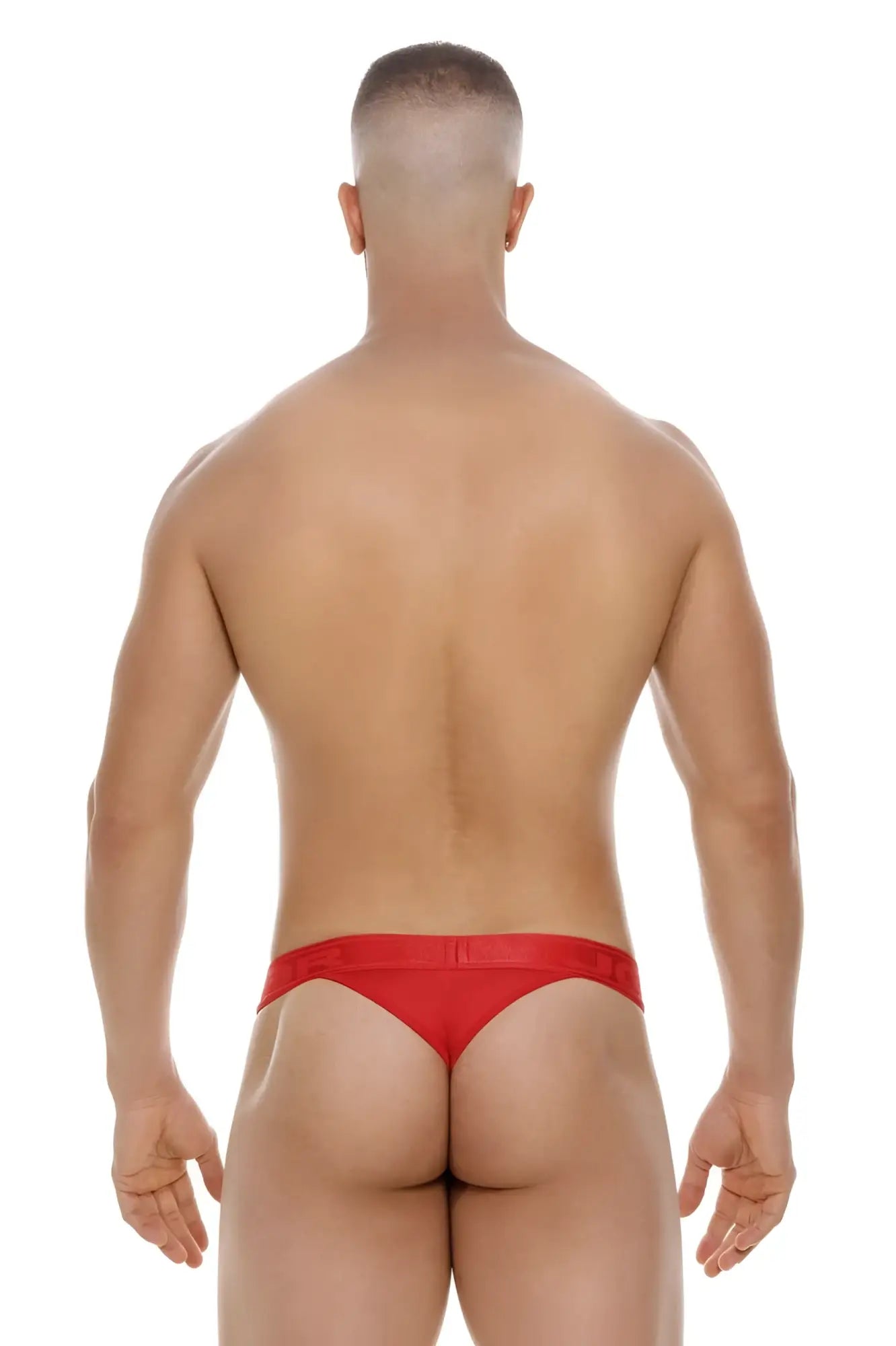 Red form-fitting JOR 2050 Element thong with smooth fabric finish designed for comfortable everyday wear