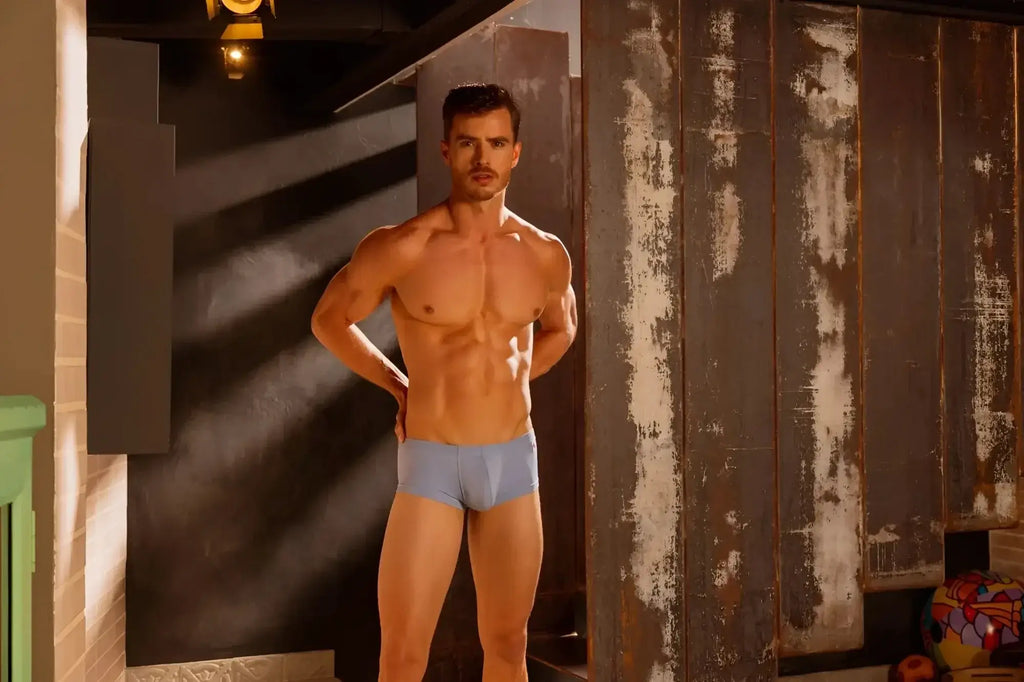 Light blue cotton jor 2069 orion briefs in sky blue color featuring soft breathable fabric for daily comfort