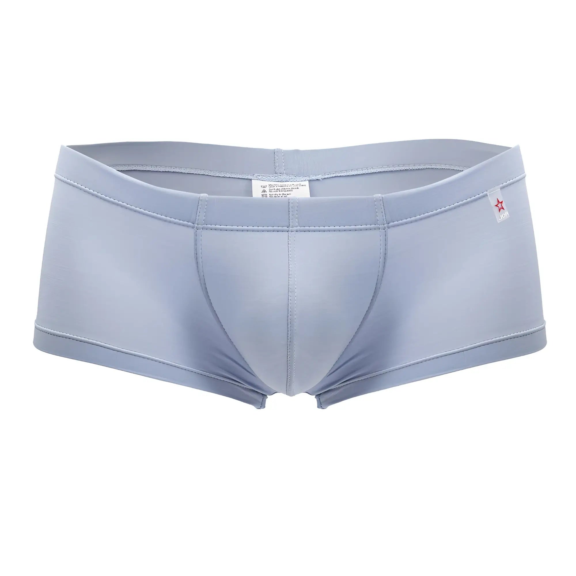 Jor 2069 orion trunks sky blue light gray men’s briefs with smooth form-fitting fabric and subtle stitching details