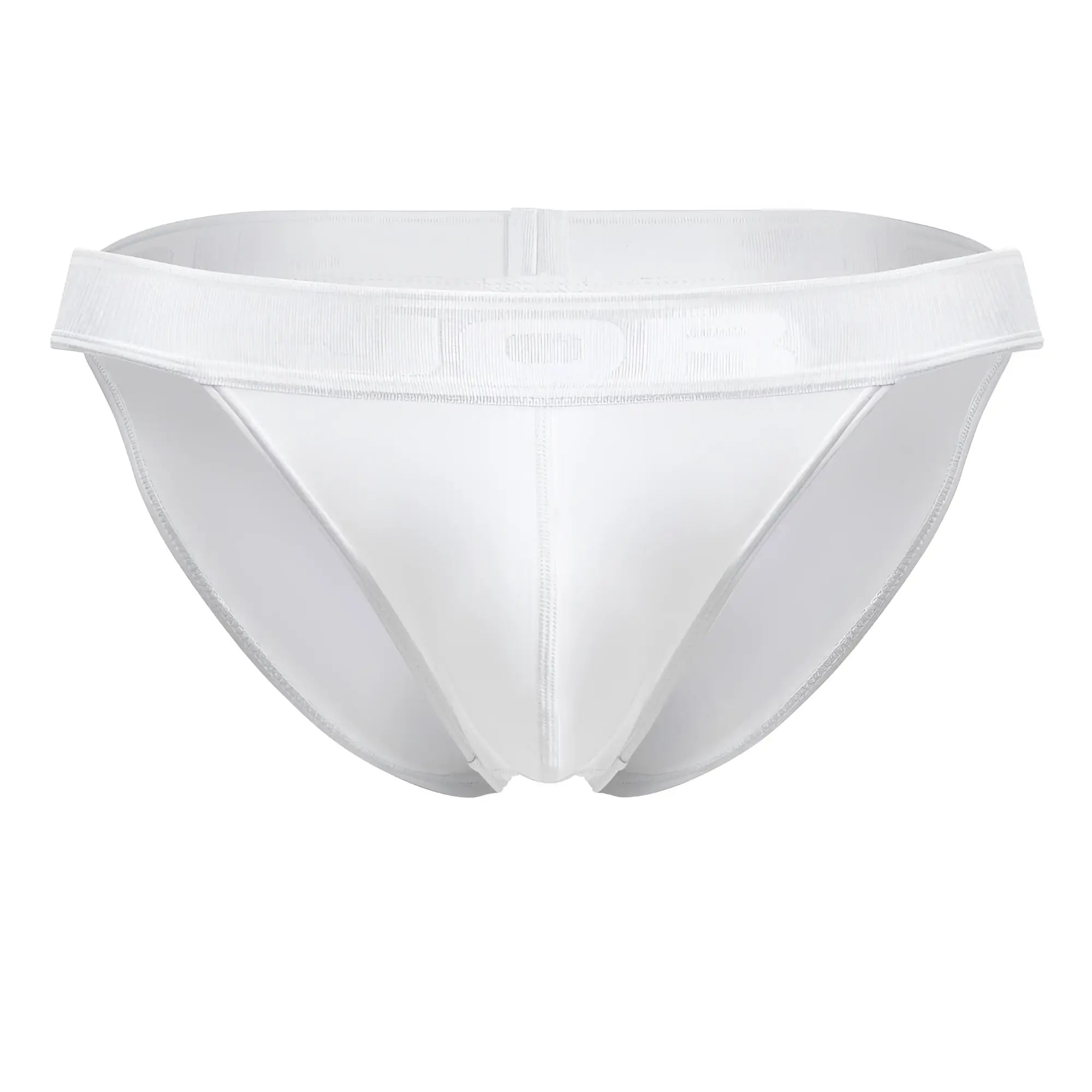 White JOR 2142 Element bikini briefs with smooth, form-fitting design and elastic waistband for athletic use
