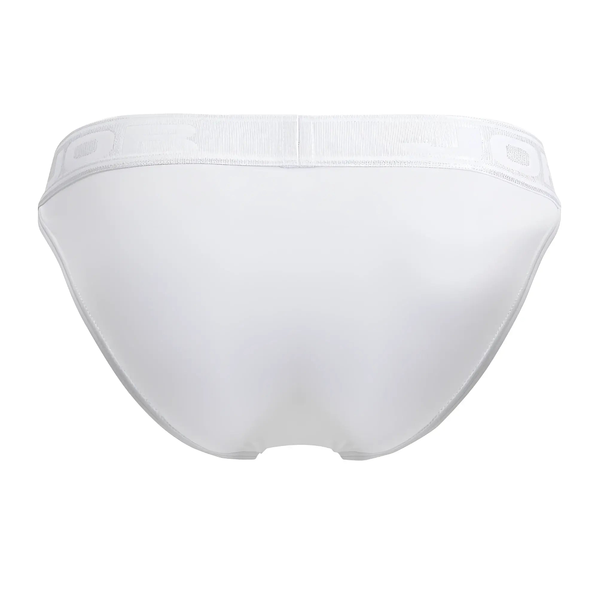 White jor 2142 element bikini briefs with subtle textured waistband and minimalist design in breathable fabric