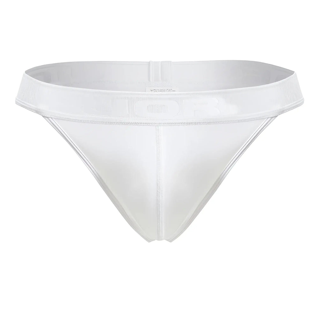 Jor 2144 element thongs white seamless athletic briefs with smooth form-fitting design and elastic waistband