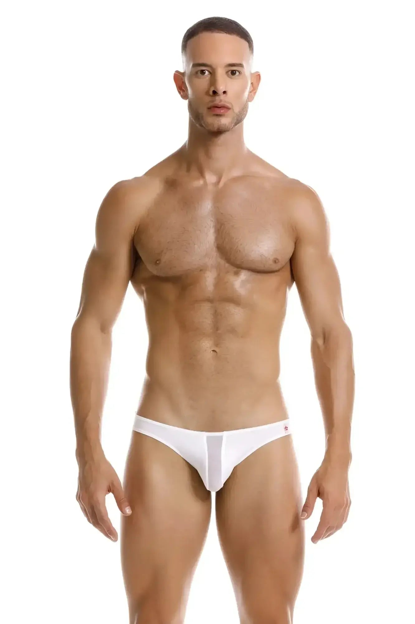 White jor 2150 apolo bikini briefs with a sleek minimalist design ideal for athletic use