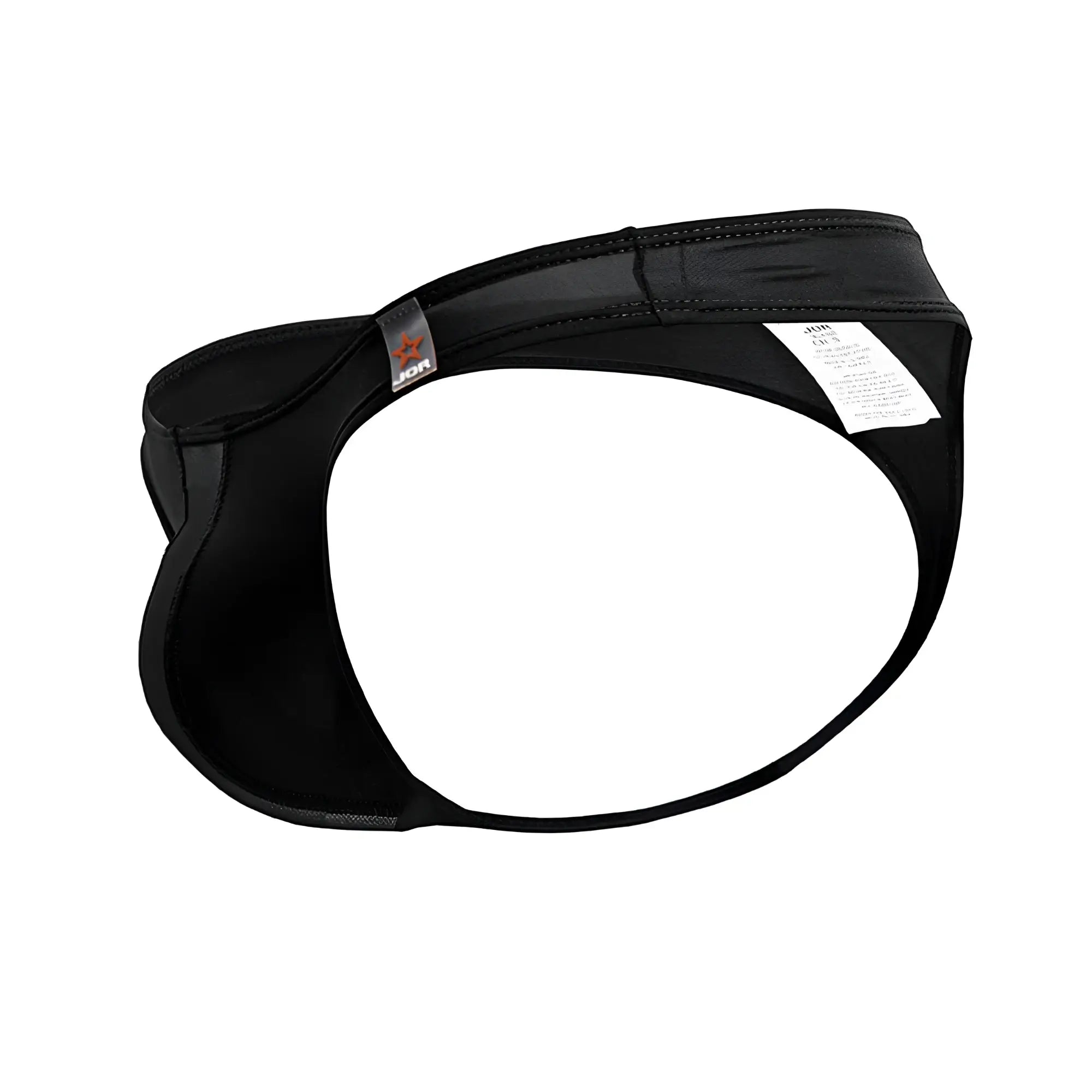 Black JOR 2151 Apolo thong with sleek form-fitting design and smooth fabric in black color