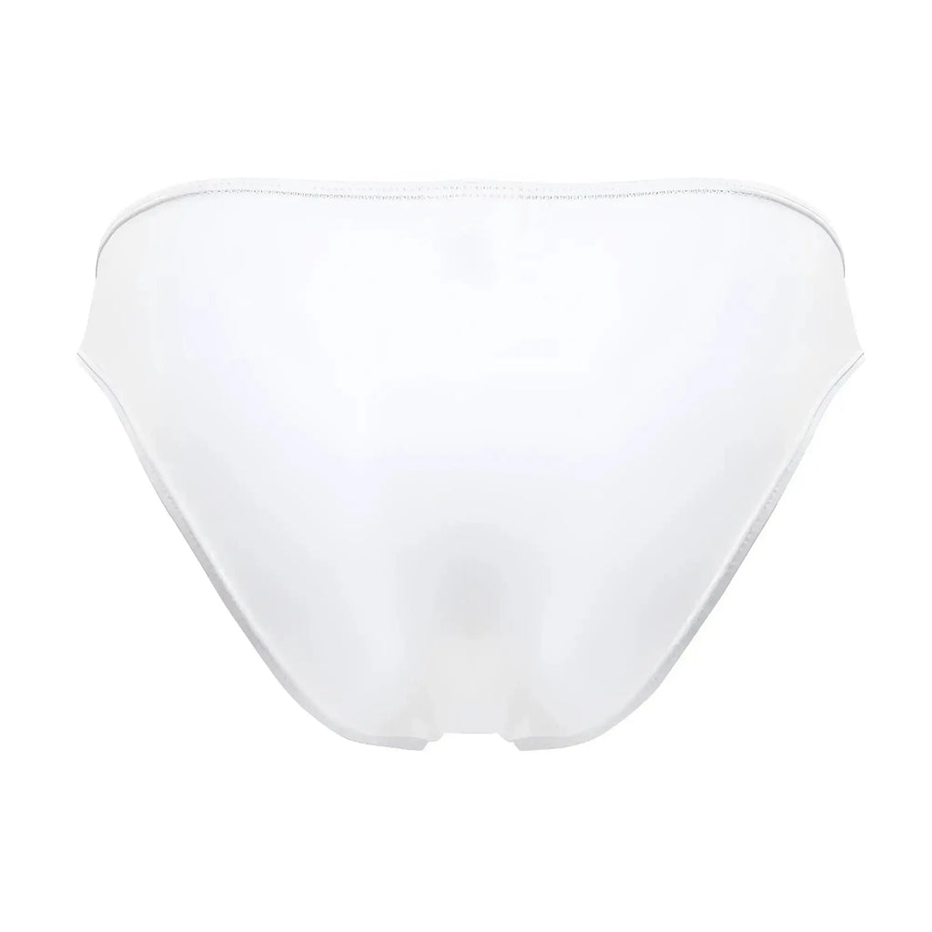 White sheer mesh bikini bottom jor 2152 magnus with smooth translucent fabric and delicate trim edges