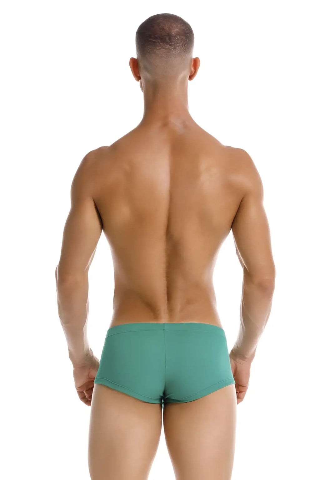 Teal-colored JOR 2166 Nova trunks with smooth form-fitting fabric designed for comfortable everyday wear