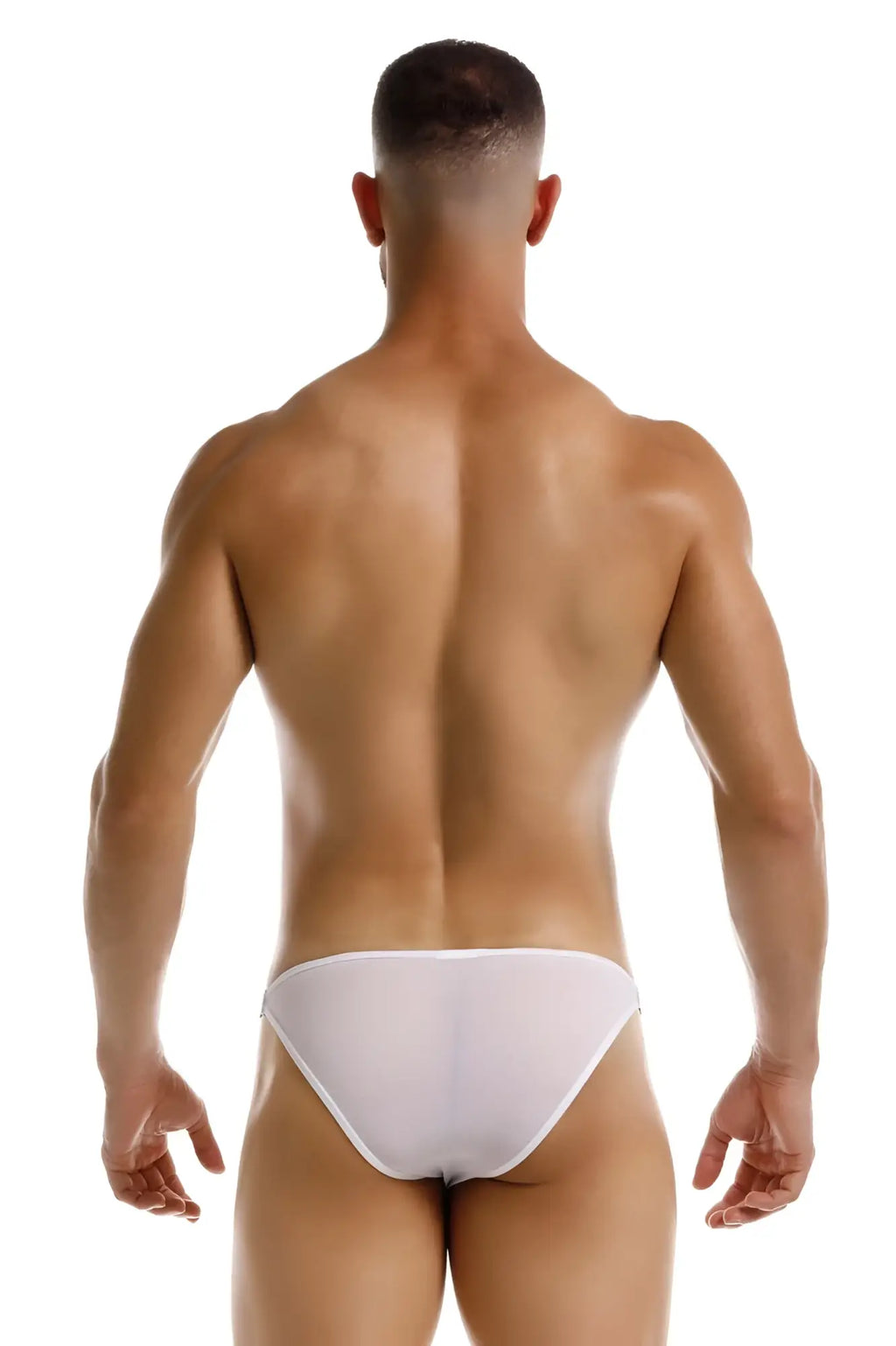 White jor 2236 frost bikini briefs with a smooth seamless design in form-fitting fabric for comfortable wear